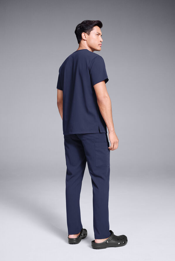 Pantalón médico Hypothesis S-R Shift Ready estilo cargo con piernas rectas y 8 bolsillos para hombre - Navy - 2