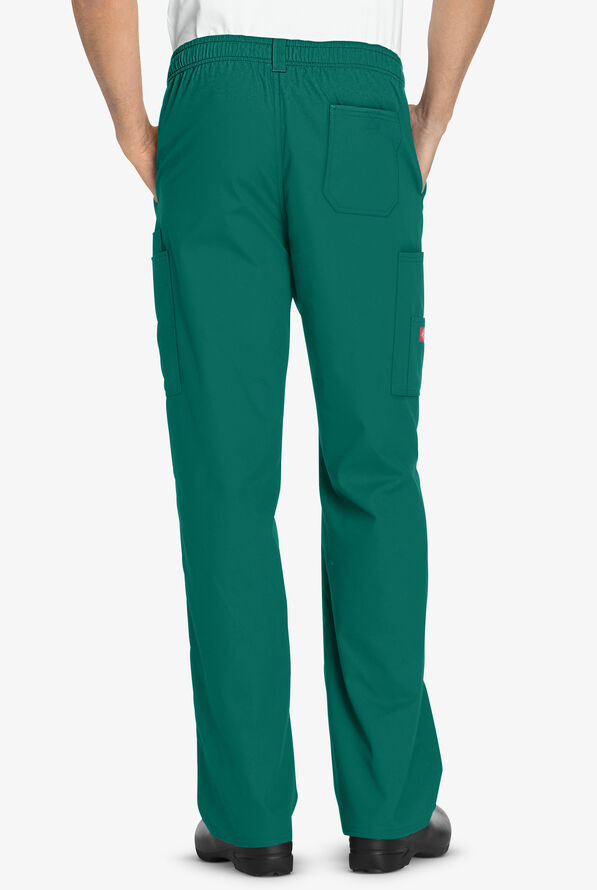 Dickies EDS Signature Men's 7-Pocket Pull On Scrub Pants - Hunter - 2