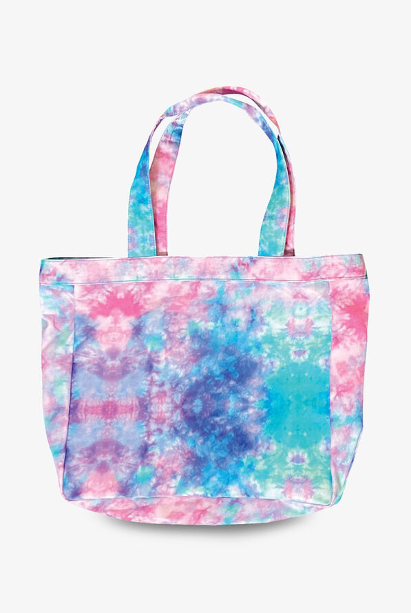 Prestige Tie Dye Cotton Candy Extra Large Sky Tote Bag - null - 1