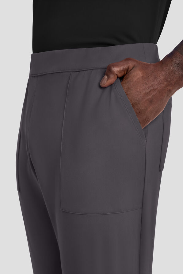 Pantal&oacute;n m&eacute;dico Cherokee Achieve STRETCH estilo jogger cargo con 5 bolsillos para hombre - Pewter - 2