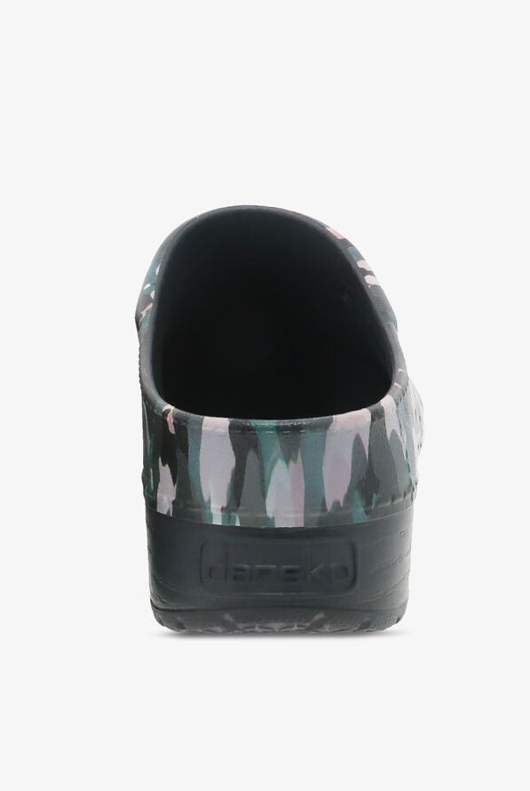 Dansko Women's Kane Camo Backless Nursing Clogs - null - 5