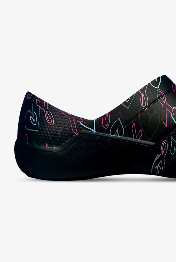 Anywear Women's Journey Pink Ribbon Champion Slip On Nursing Shoes - null - 2