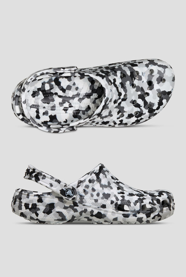Crocs&trade; Unisex Black / White Classic Confetti Clog - null - 1