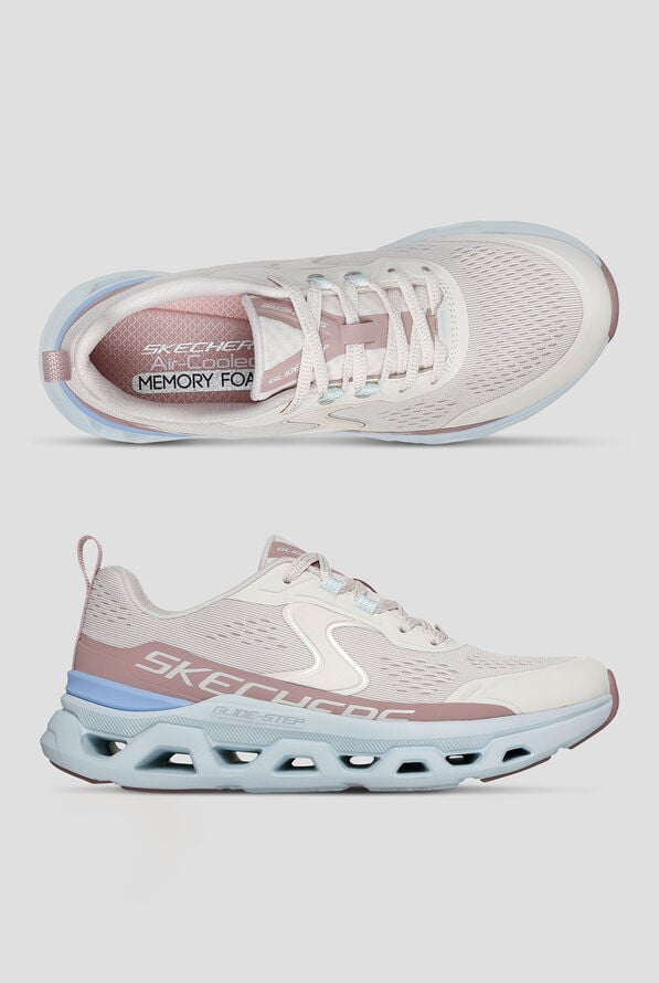 Skechers Sport SKECHERS GLIDE-STEP ALTUS Natural Athletic Lace Up Shoes - null - 1