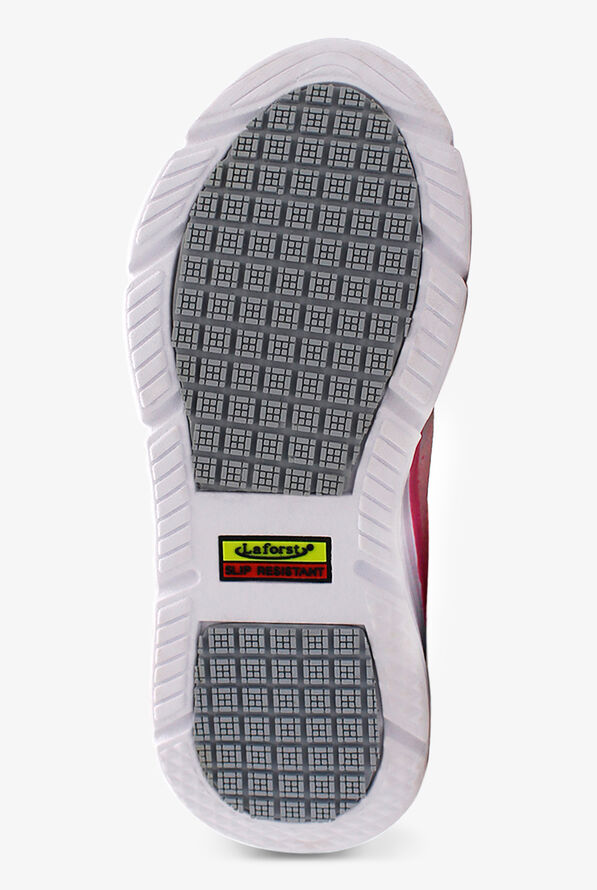 Zapatillas deportivas de enfermer&iacute;a LaForst Extreme Comfort Heart Beat Pink con cordones para mujer - null - 6