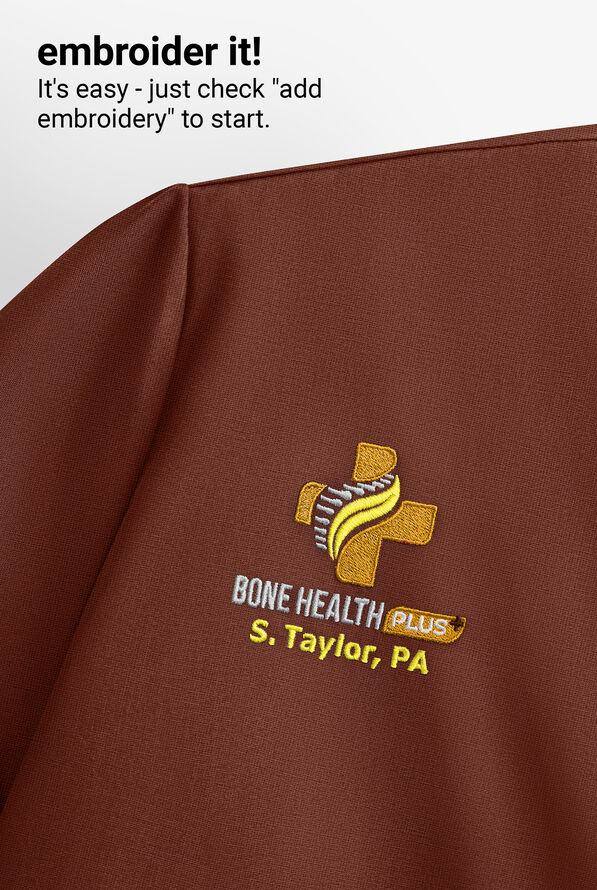 Carhartt Force Rugged Flex Men's 3-Pocket Bonded Fleece Scrub Jacket - Sable - 3