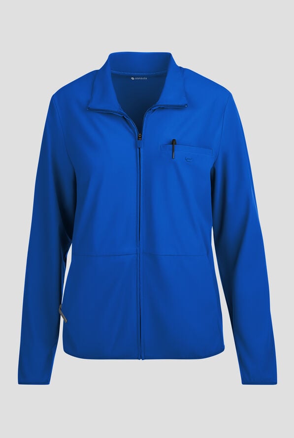 Chaqueta m&eacute;dica abrigada Infinity PURSUIT STRETCH con cremallera y 3 bolsillos para mujer - Royal - 1
