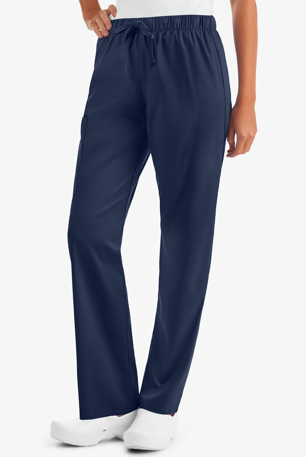 Strictly Scrubs STRETCH Women's 4-Pocket Scrub Set - Navy - 2