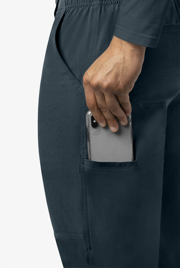 Carhartt Cross-Flex Men's 8-Pocket STRETCH Cargo Jogger Scrub Pants - Navy - 3