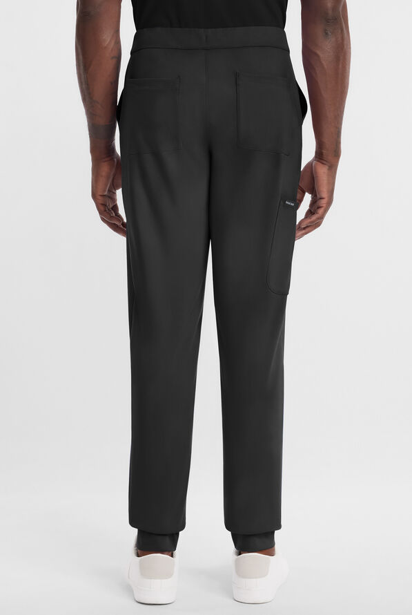 Pantal&oacute;n m&eacute;dico Cherokee Achieve STRETCH estilo jogger cargo con 5 bolsillos para hombre - Black - 4