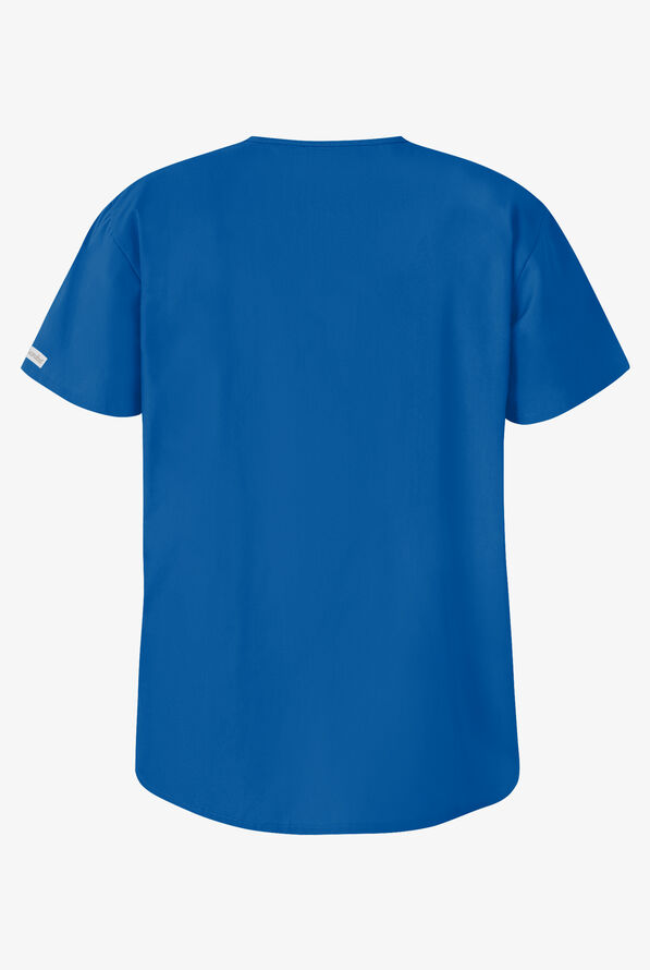 UA Best Buy Scrubs Unisex 1-Pocket V-Neck Top - Royal - 2