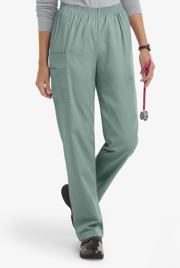 Pantal&oacute;n m&eacute;dico UA Best Buy con piernas rectas y 3 bolsillos para mujer - Seaspray - 1