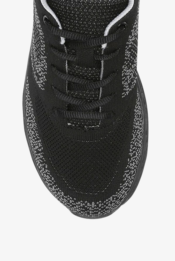  Align&trade; Women's Tabor Black Woven Athletic Lace Up Nursing Shoes - Black - 3