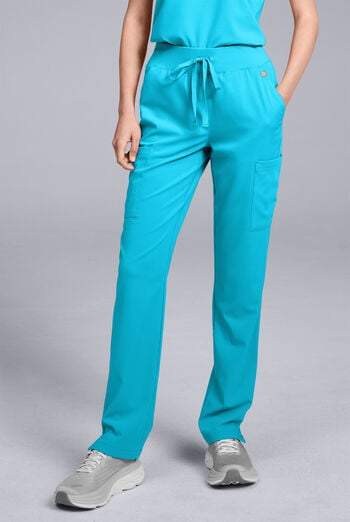 Hypothesis Women's Base 7-Pocket Straight Leg Cargo Scrub Pant