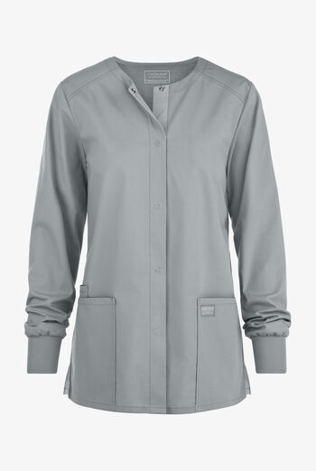 Chaqueta m&eacute;dica Cherokee Workwear Professionals con botones a presi&oacute;n y 3 bolsillos para mujer