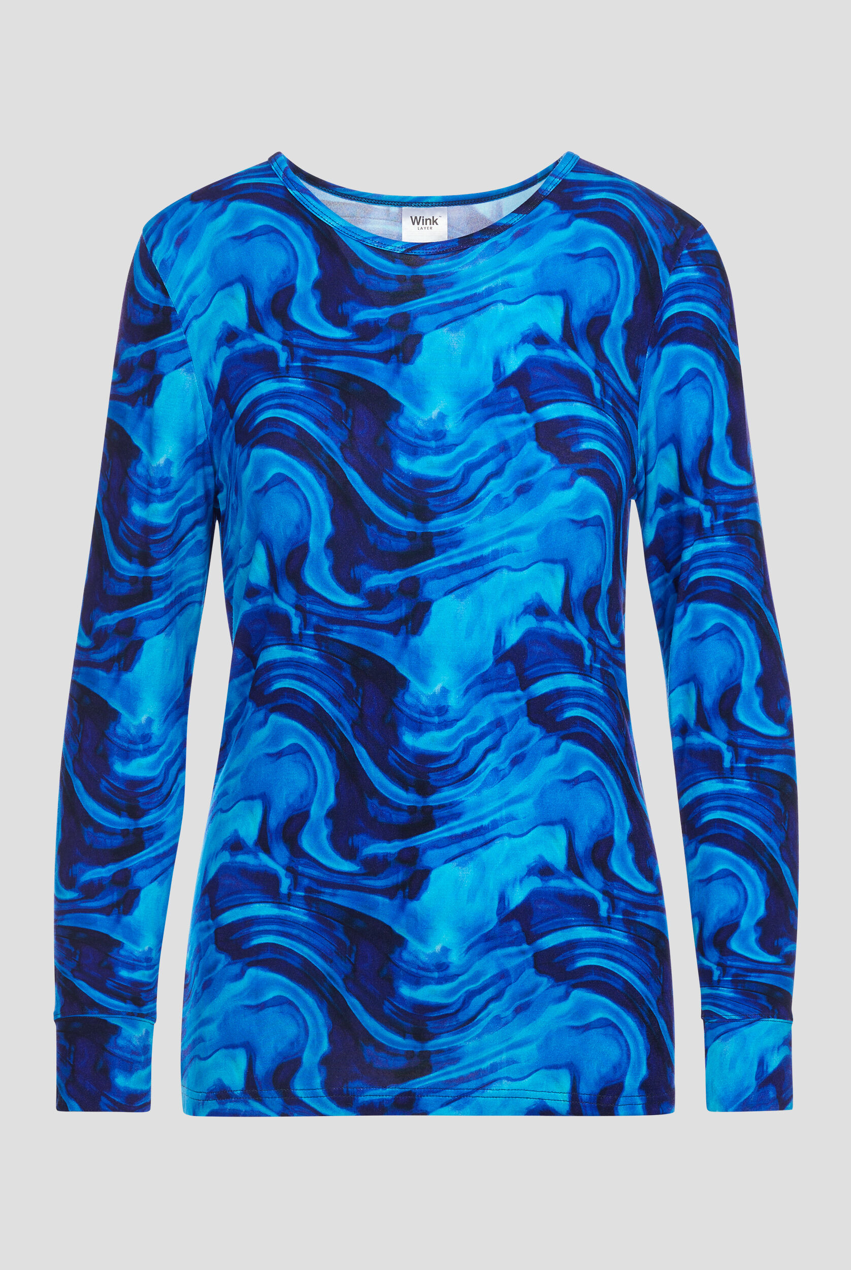 DreamyMagic　0330 Wink Dreamy Daze Marble Women's STRETCH Long Sleeve Knit