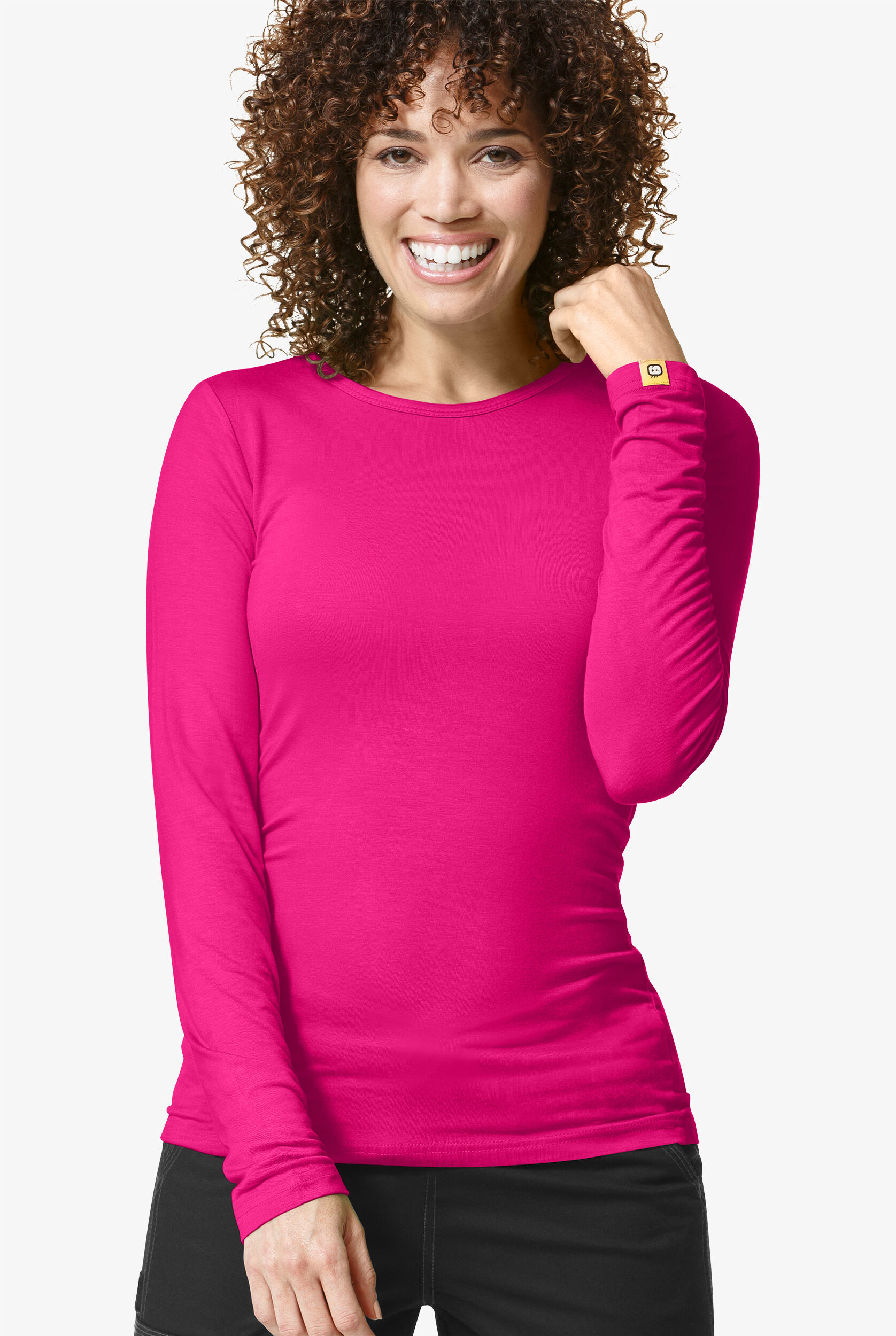 STRETCH Silky Long Sleeve Tee, Nursing Tees