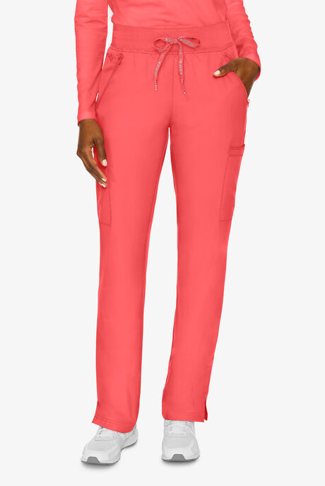 Med Couture Insight Women's 4-Pocket Zipper Cargo Pocket Scrub Pants