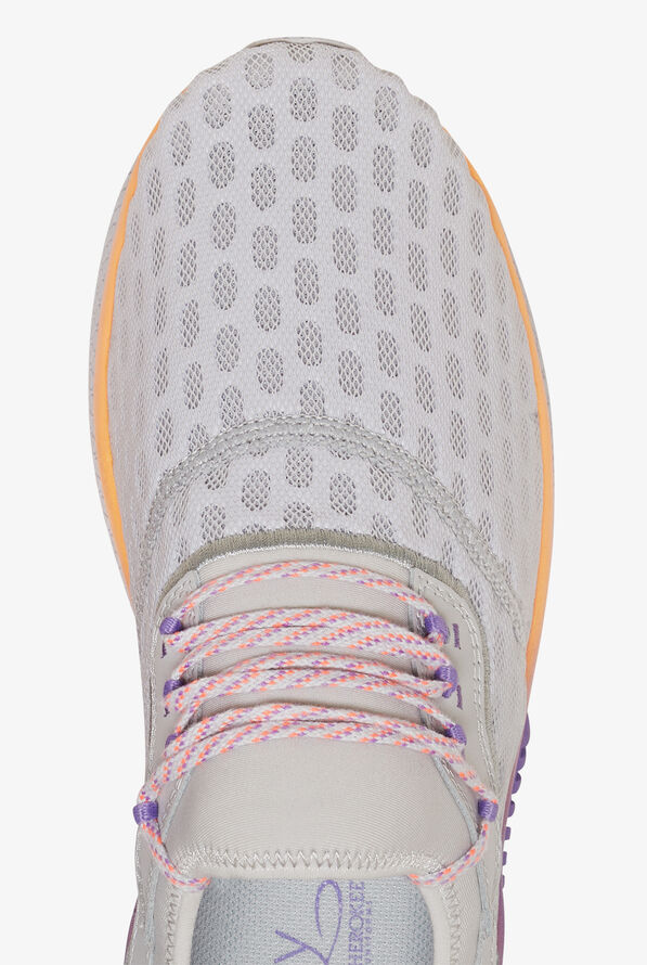 Infinity Women's Dart Microchip/Sunshine Fade Athletic Lace Up Nursing Shoes - null - 2