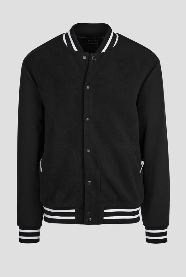Infinity PURSUIT Men's 3-Pocket STRETCH Sports Bomber Scrub Jacket - Black - 1