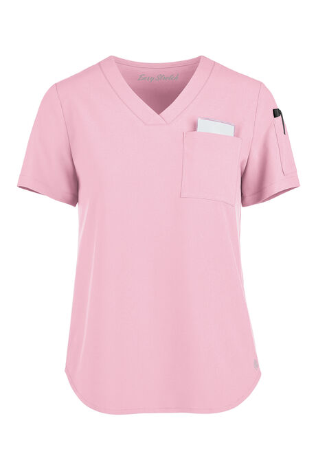 Easy STRETCH Chloe Women's 3-Pocket V-Neck Tuck-In Scrub Top