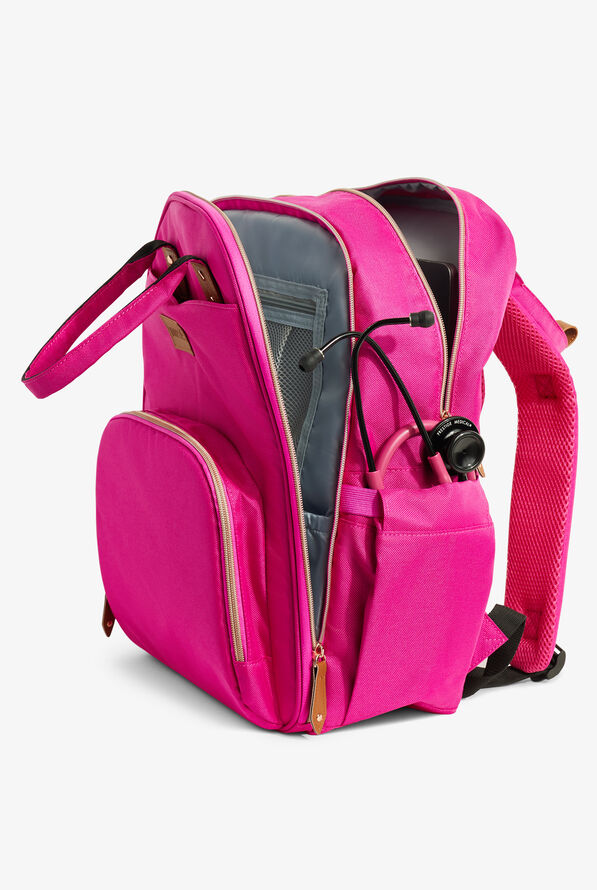 UA Essential All Purpose Berry Nursing Backpack - null - 2