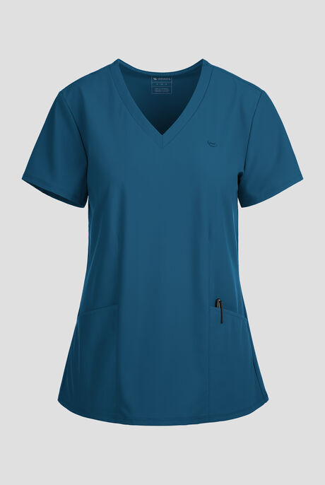 Infinity Pursuit Women's 2-Pocket STRETCH V-Neck Scrub Top