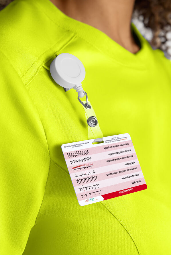 Butter-Soft STRETCH FLXTEK+ Women's 3-Pocket Crew Neck Scrub Top - Lime Crush - 2