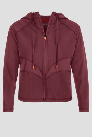 Infinity GNR8 Kinetic Knit Women's 2-Pocket STRETCH Mesh Crop Zip Front Hoodie Scrub Jacket