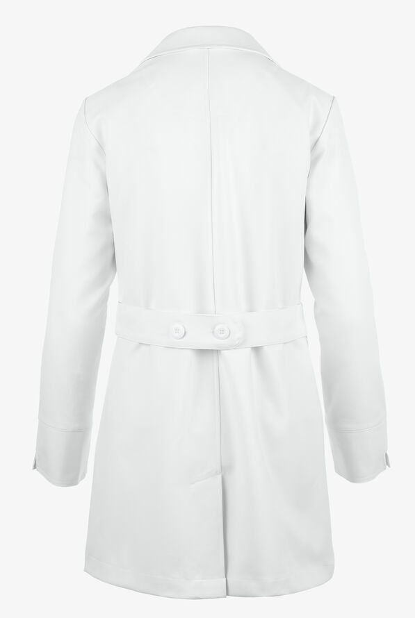 Maevn Momentum Women's 32" 3-Pocket Lab Coat - White - 2