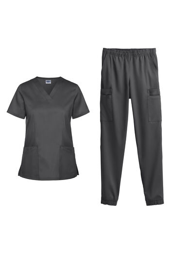 Strictly Scrubs Active Stretch Women's 10-Pocket Scrub Set