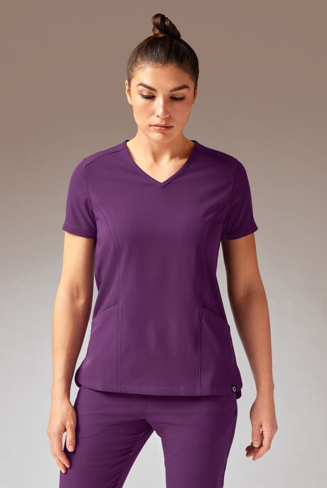 Hypothesis Meta-Base 2 Women’s 2-Pocket V-Neck Scrub Top