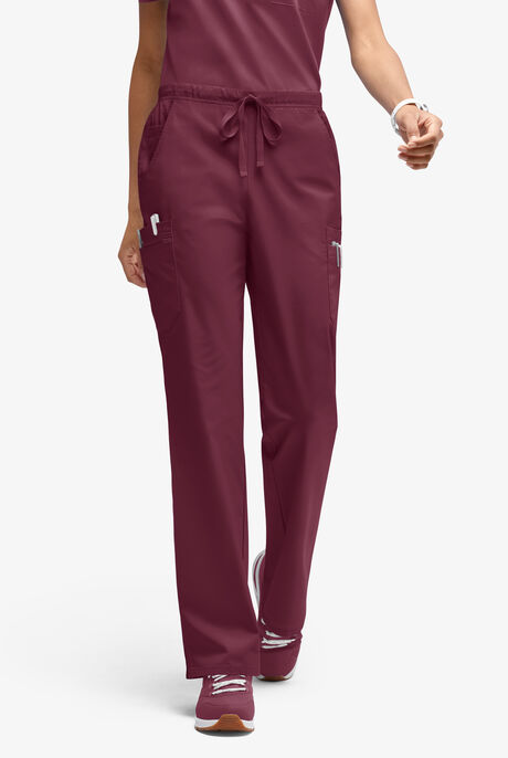 Butter-Soft STRETCH Women’s 10-Pocket Mid Rise Straight Leg Scrub Pant