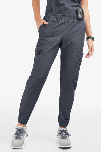 Pantalón médico Movement by Butter-Soft Cephei estilo jogger con 11 bolsillos para mujer