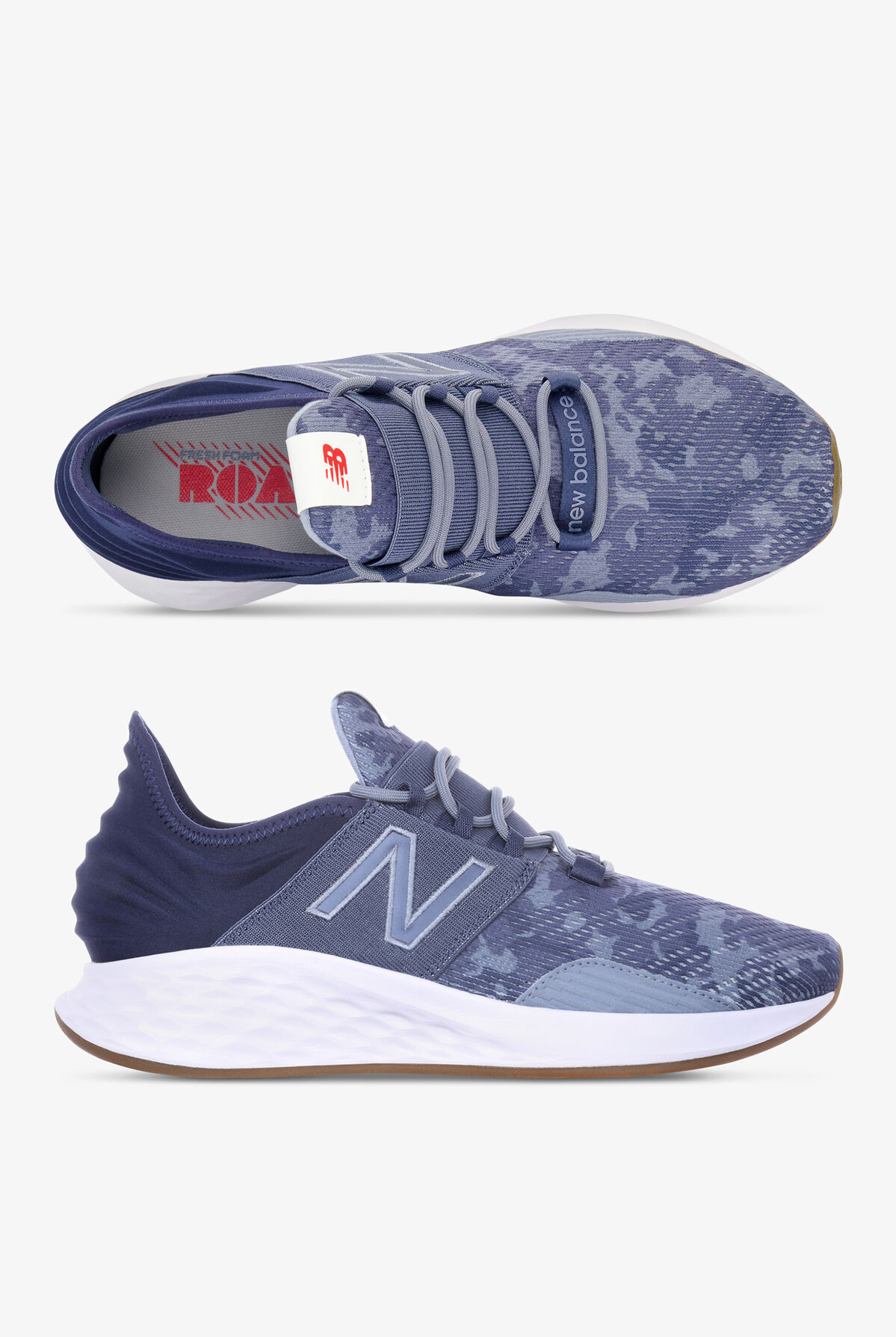 New Balance Sneakers Men\'s 12 Fresh Foam Roav V1 Gray Blue Running Shoes MROAVCO Amazon.com | New Balance Men main image 4