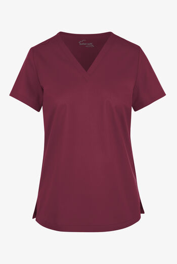 Butter-Soft STRETCH Women's V-Neck Tuck In Top