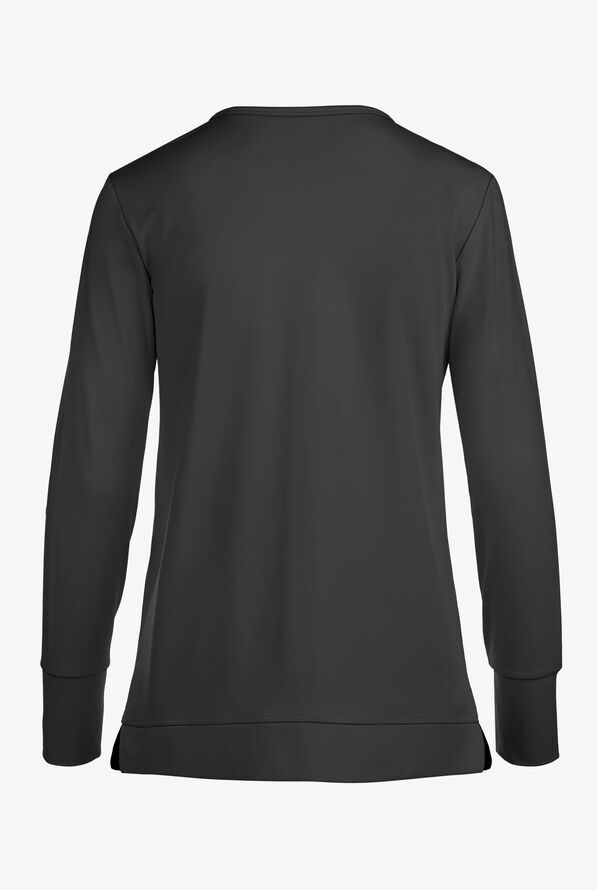 Healing Hands Becca Women's 3-Pocket Scrub Jacket - Black - 3