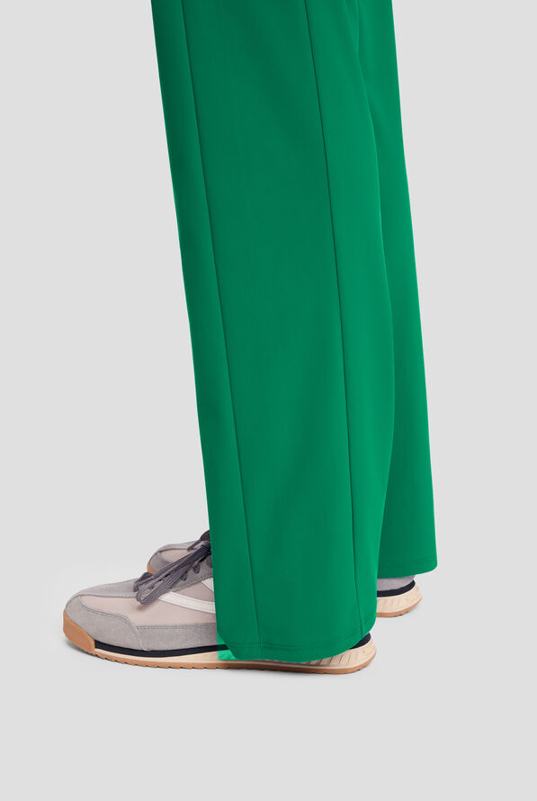 Infinity Pursuit Women's 4-Pocket STRETCH Straight Leg Scrub Pant - Retro Green - 3