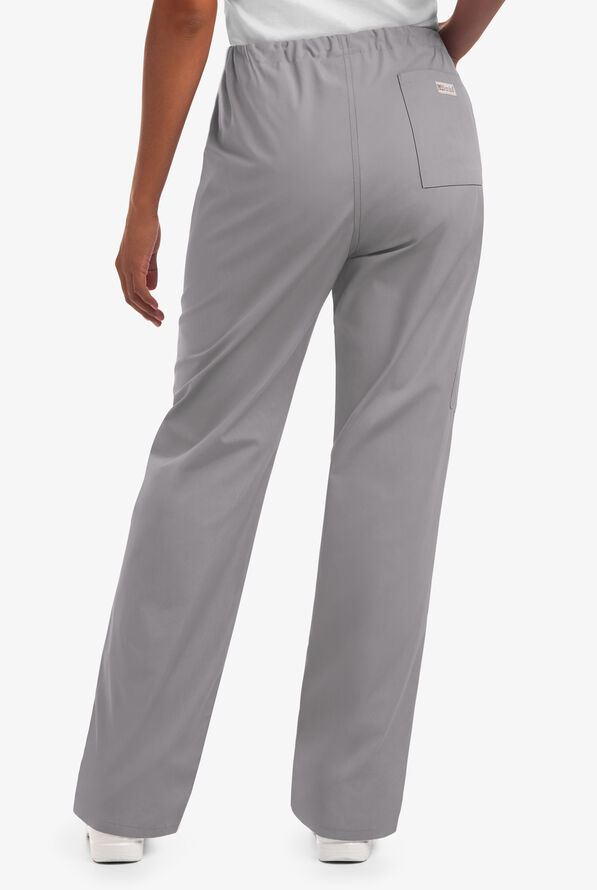 UA Best Buy Scrubs Unisex 3-Pocket Drawstring Pant - Dove Grey - 3