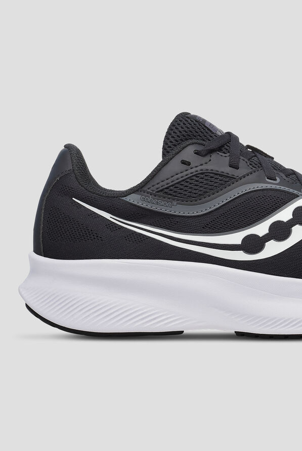 Zapatillas deportivas Saucony Cohesion 18 Black / White con cordones para hombre - null - 4