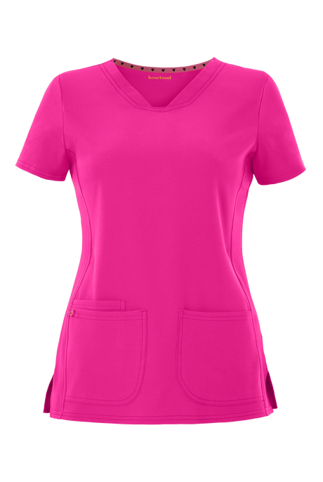 heartsoul Break On Through Women's 3-Pocket Pitter-Pat V-Neck Scrub Top