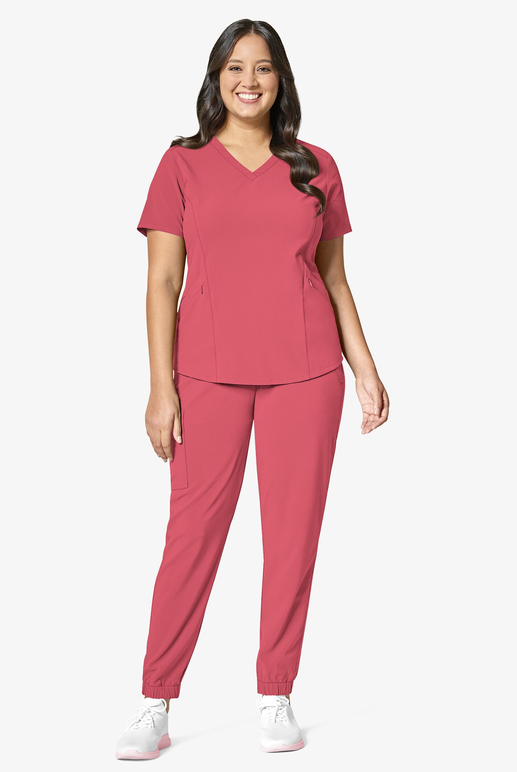 WonderWink Renew Women's 4-Pocket STRETCH Scrub Top, Stretch