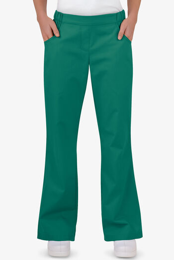 Pantalón médico Butter-Soft Core by UA™ de tiro medio con piernas acampanadas y 5 bolsillos para mujer