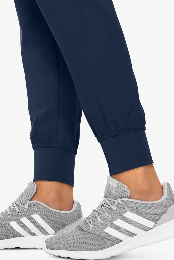 Med Couture Insight Women's 6-Pocket Cargo Jogger Scrub Pants - Navy - 3
