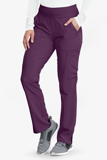 Dickies EDS Essentials Women's 7-Pocket STRETCH Elastic Waistband Cargo Scrub Pants