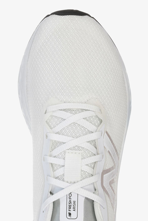 New Balance Men's Fresh Foam Arishi White/Light Aluminum Athletic Lace Up Nursing Shoes - White - 2