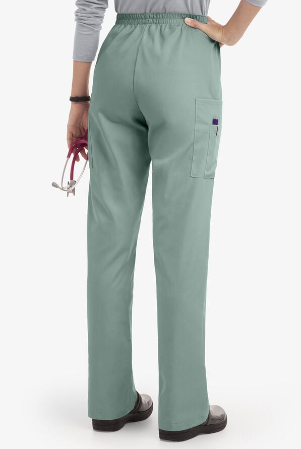 Pantal&oacute;n m&eacute;dico UA Best Buy con piernas rectas y 3 bolsillos para mujer - Seaspray - 2
