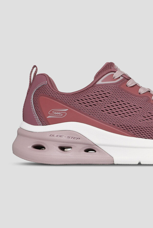 Skechers Bobs Sport Women's Knit Lace Up Glide-Step Sneaker - null - 4