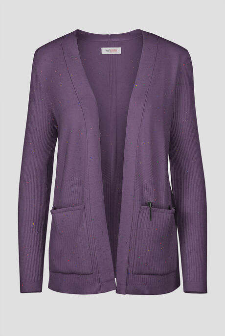 Cardigán médico koi Essentials Kori con cuello en V y 2 bolsillos para mujer