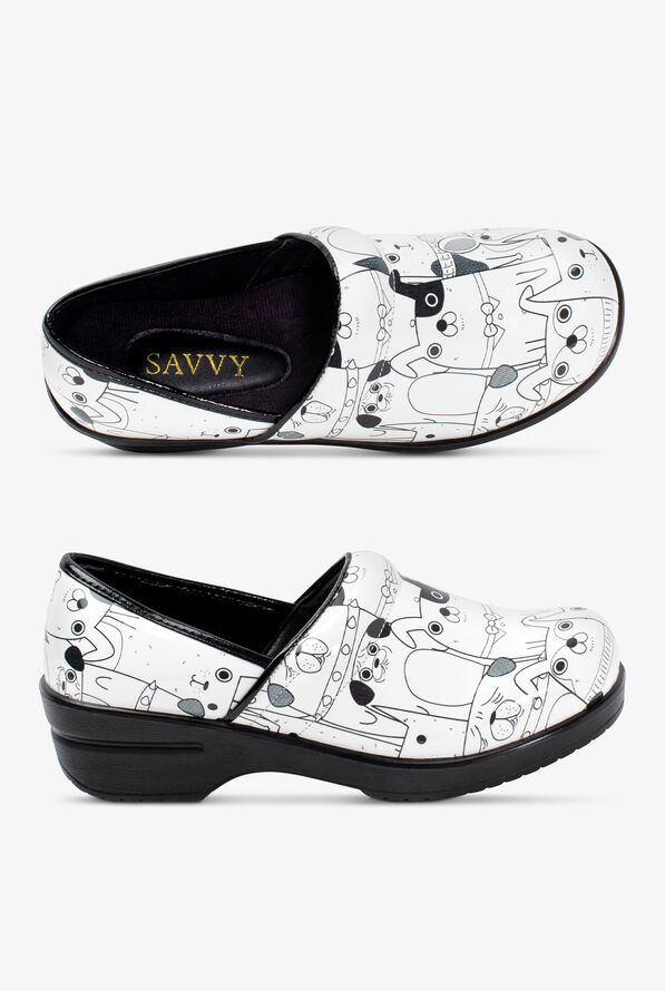 Savvy Women's Brandy Dogs Nursing Clogs - null - 1